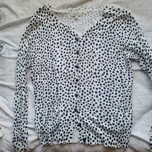 Papaya sweater black and white, Size Small